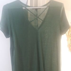 Green Derek Heart Mini Dress